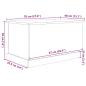 Preview: Aufbewahrungstruhe Altholz-Optik 70x40x38 cm Holzwerkstoff