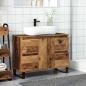Preview: Waschbeckenunterschrank Altholz-Optik 80x33x60 cm Holzwerkstoff