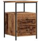 Preview: Nachttische 2 Stk. Altholz-Optik 34x35,5x50 cm Holzwerkstoff