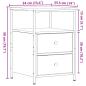 Preview: Nachttische 2 Stk. Altholz-Optik 34x35,5x50 cm Holzwerkstoff
