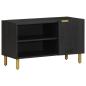 Preview: ARDEBO.de - TV-Schrank Schwarz 80x33x46 cm Holzwerkstoff