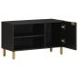 Preview: TV-Schrank Schwarz 80x33x46 cm Holzwerkstoff