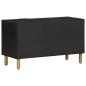 Preview: TV-Schrank Schwarz 80x33x46 cm Holzwerkstoff