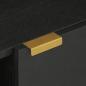 Preview: TV-Schrank Schwarz 80x33x46 cm Holzwerkstoff