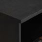 Preview: Nachttisch Schwarz 40x33x46 cm Holzwerkstoff