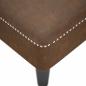 Preview: Chaiselongue mit Kissen und Rechter Armlehne Braun Kunstleder
