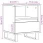 Preview: Nachttisch Altholz-Optik 40x35x50 cm Holzwerkstoff