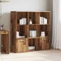 Preview: Bücherschrank Altholz-Optik 98x29x97,5 cm Holzwerkstoff