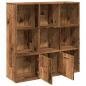 Preview: Bücherschrank Altholz-Optik 98x29x97,5 cm Holzwerkstoff