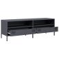 Preview: TV-Schrank Anthrazit 135x39x43,5 cm Kaltgewalzter Stahl