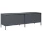 Preview: TV-Schrank Anthrazit 135x39x43,5 cm Kaltgewalzter Stahl
