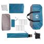 Preview: Duschzelt 2 Personen Blau Wasserdicht