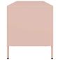 Preview: TV-Schrank Rosa 135x39x43,5 cm Kaltgewalzter Stahl
