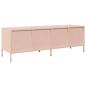 Preview: TV-Schrank Rosa 135x39x43,5 cm Kaltgewalzter Stahl