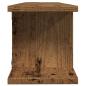 Preview: Wandregale 2 Stk. Altholz-Optik 90x18x20 cm Holzwerkstoff