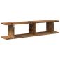 Preview: Wandregale 2 Stk. Altholz-Optik 90x18x20 cm Holzwerkstoff