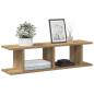Preview: ARDEBO.de - Wandregale 2 Stk. Artisan-Eiche 75x18x20 cm Holzwerkstoff
