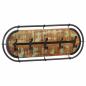 Preview: Wandgarderobe mit 5 Haken Altholz Massiv