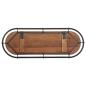 Preview: Wandgarderobe mit 5 Haken Altholz Massiv