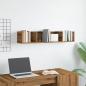 Preview: CD-Wandregal Artisan-Eiche 100x18x18 cm Holzwerkstoff