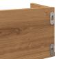 Preview: CD-Wandregal Artisan-Eiche 100x18x18 cm Holzwerkstoff