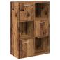Preview: Bücherschrank Altholz-Optik 60,5x30x90 cm Holzwerkstoff