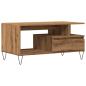 Preview: Couchtisch Artisan-Eiche 90x49x45 cm Holzwerkstoff