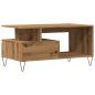 Preview: Couchtisch Artisan-Eiche 90x49x45 cm Holzwerkstoff