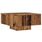 Preview: Couchtisch Altholz-Optik 60x60x31,5 cm Holzwerkstoff