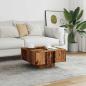Preview: Couchtisch Altholz-Optik 60x60x31,5 cm Holzwerkstoff