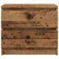 Preview: Nachttische 2 Stk. Altholz-Optik 50x40x43,5 cm Holzwerkstoff