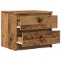 Preview: Nachttische 2 Stk. Altholz-Optik 50x40x43,5 cm Holzwerkstoff