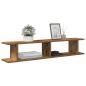 Preview: ARDEBO.de - Wandregale 2 Stk. Altholz-Optik 105x18x20 cm Holzwerkstoff