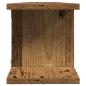 Preview: Wandregale 2 Stk. Altholz-Optik 105x18x20 cm Holzwerkstoff