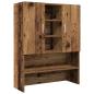Preview: Waschmaschinenschrank Altholz-Optik 70,5x25,5x90 cm