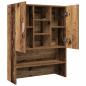 Preview: Waschmaschinenschrank Altholz-Optik 70,5x25,5x90 cm