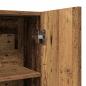 Preview: Waschmaschinenschrank Altholz-Optik 70,5x25,5x90 cm