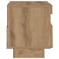 Preview: TV-Schrank mit LED-Leuchten Artisan-Eiche 80x35x40 cm