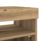 Preview: TV-Schrank mit LED-Leuchten Artisan-Eiche 80x35x40 cm