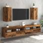 Preview: TV-Schränke 2 Stk. Altholz-Optik 30,5x30x60 cm Holzwerkstoff