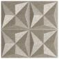 Preview: Wandpaneele 12 Stk. Beton 50x50 cm XPS 3 m² Origami