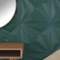 Preview: Wandpaneele 12 Stk. Grün 50x50 cm XPS 3 m² Stern