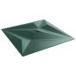 Preview: Wandpaneele 12 Stk. Grün 50x50 cm XPS 3 m² Stern