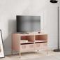 Preview: TV-Schrank Rosa 68x39x43,5 cm Kaltgewalzter Stahl