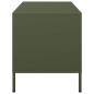 Preview: TV-Schrank Olivgrün 68x39x43,5 cm Kaltgewalzter Stahl
