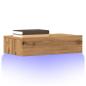 Preview: ARDEBO.de - TV-Schrank mit LED-Leuchten Artisan-Eiche 60x35x15,5 cm