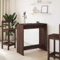 Preview: Bartisch Braun Eichen-Optik 102x50x103,5 cm Holzwerkstoff