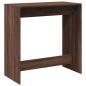 Preview: Bartisch Braun Eichen-Optik 102x50x103,5 cm Holzwerkstoff