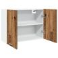 Preview: Hängeschrank Altholz-Optik 80x31x60 cm Holzwerkstoff