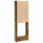 Preview: Waschmaschinenschrank Altholz-Optik 64x25,5x190 cm